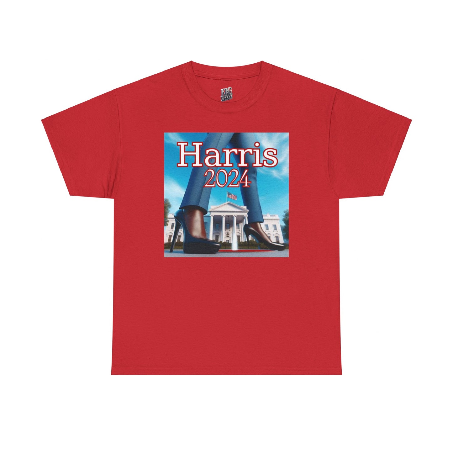 White Harris 2024 Unisex Heavy Cotton Tee