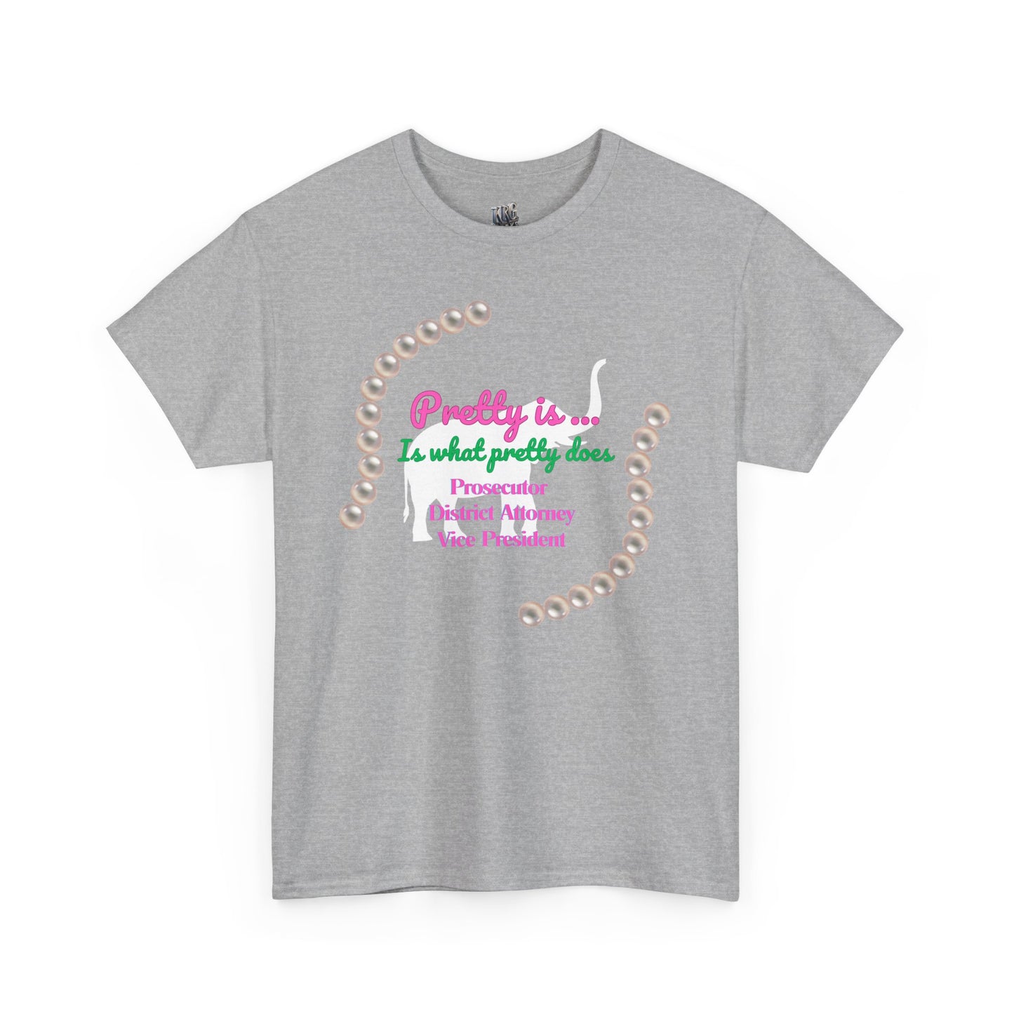 Elephant and Pearls Unisex Heavy Cotton Tee