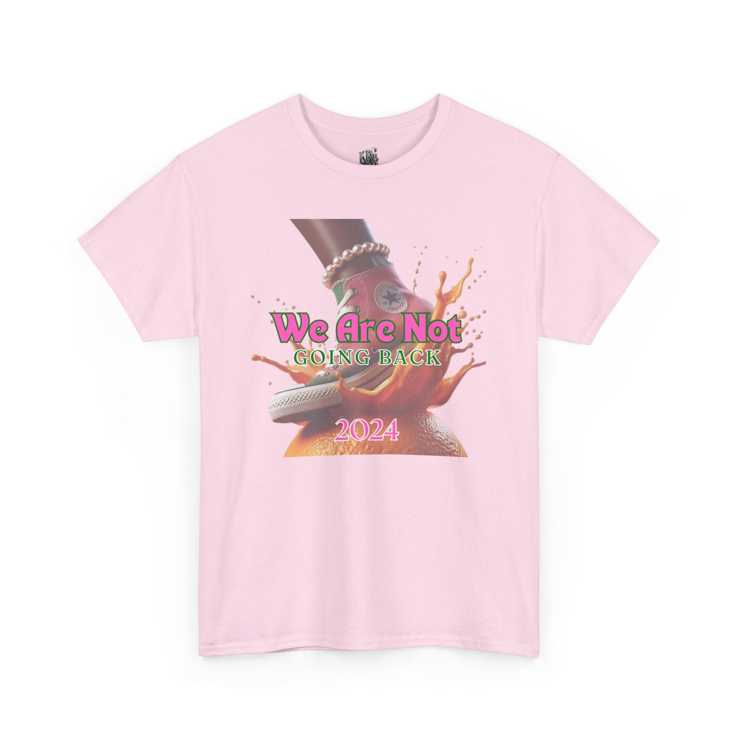 Pink and Green Chucks Unisex Heavy Cotton Tee