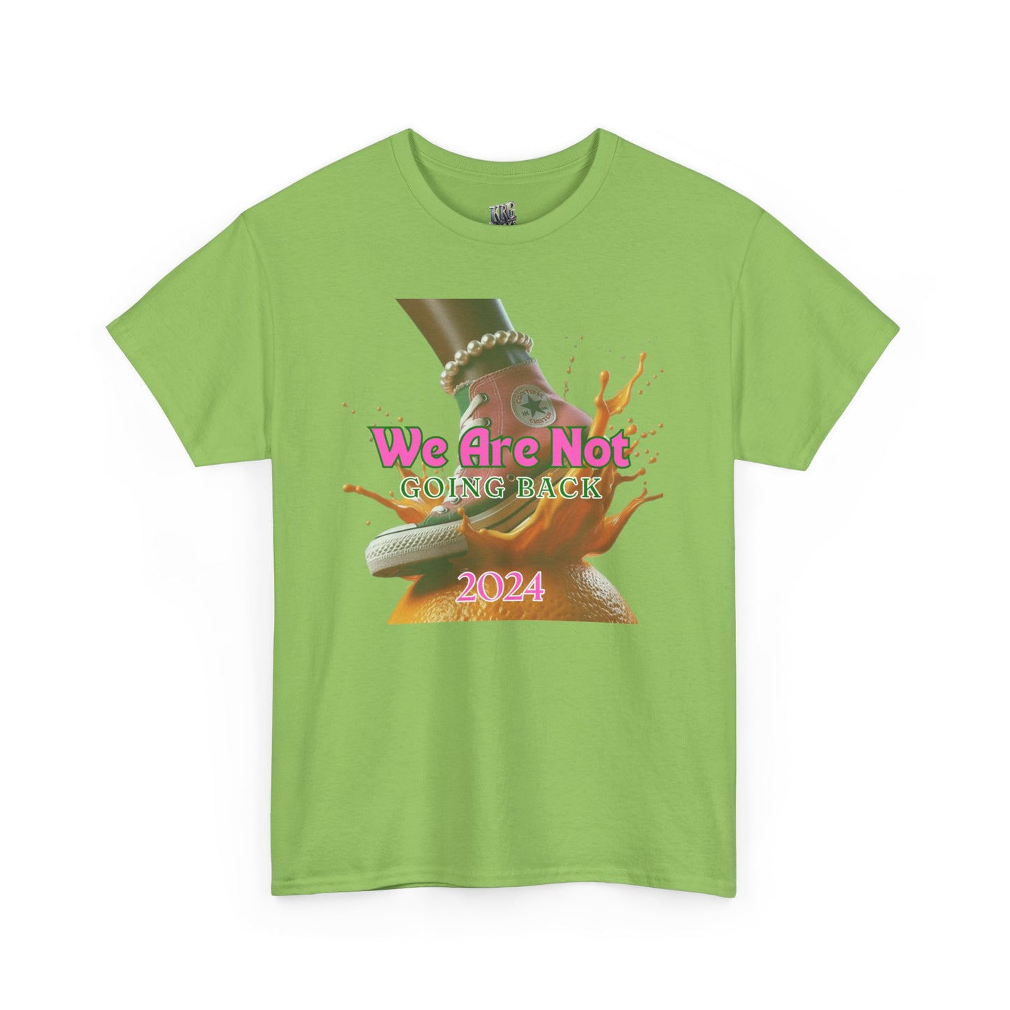 Pink and Green Chucks Unisex Heavy Cotton Tee