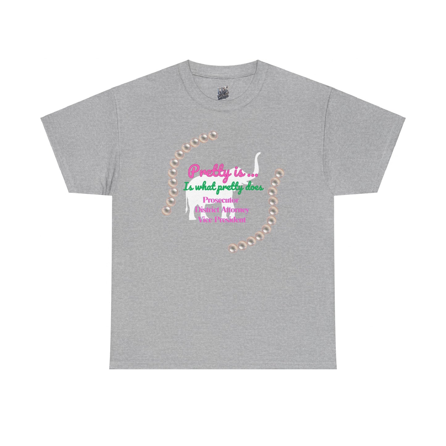 Elephant and Pearls Unisex Heavy Cotton Tee