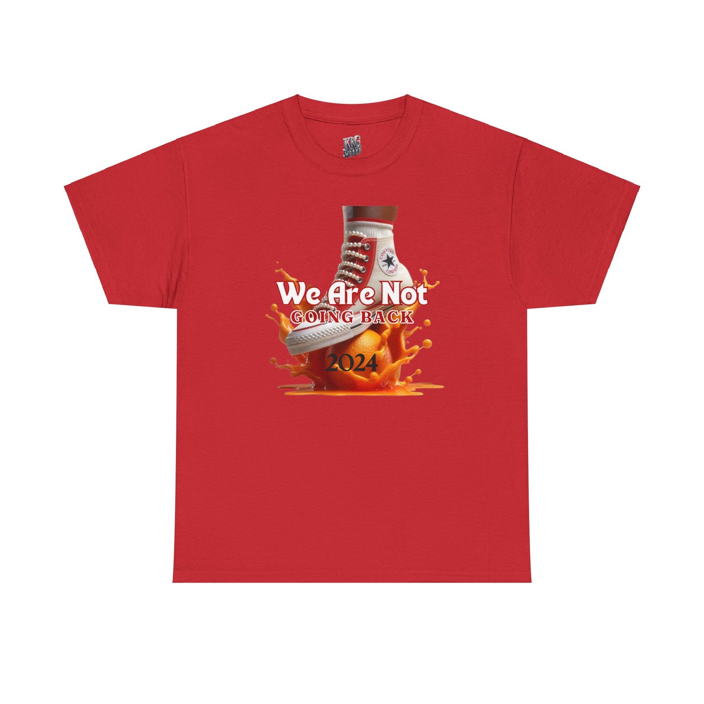 Red and White Chucks Unisex Heavy Cotton Tee