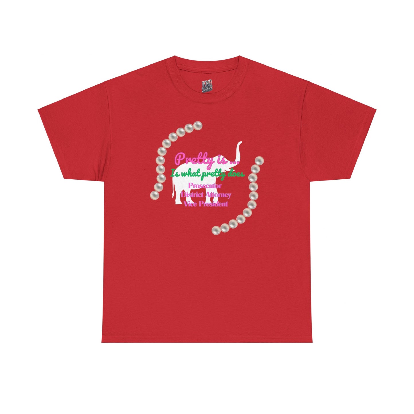 Elephant and Pearls Unisex Heavy Cotton Tee