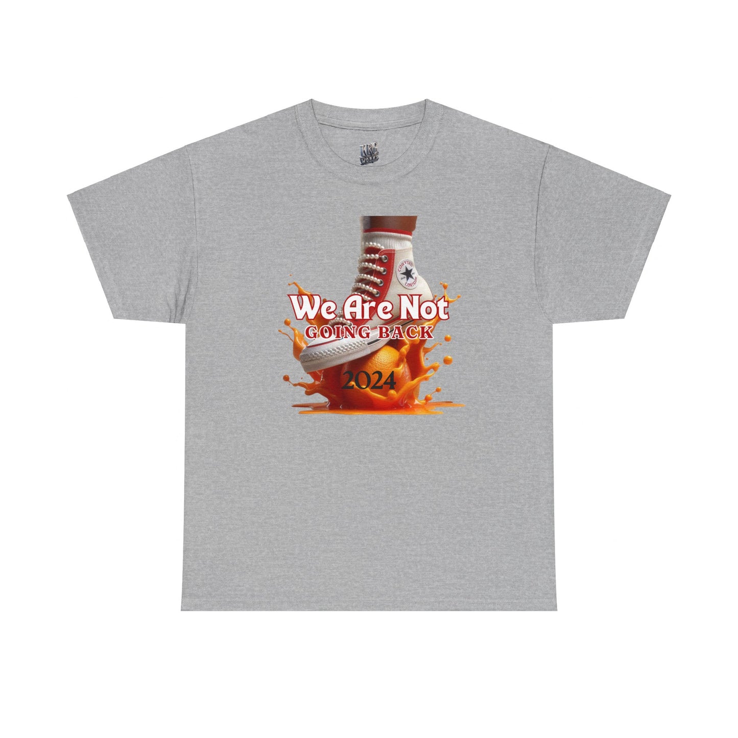 Red and White Chucks Unisex Heavy Cotton Tee