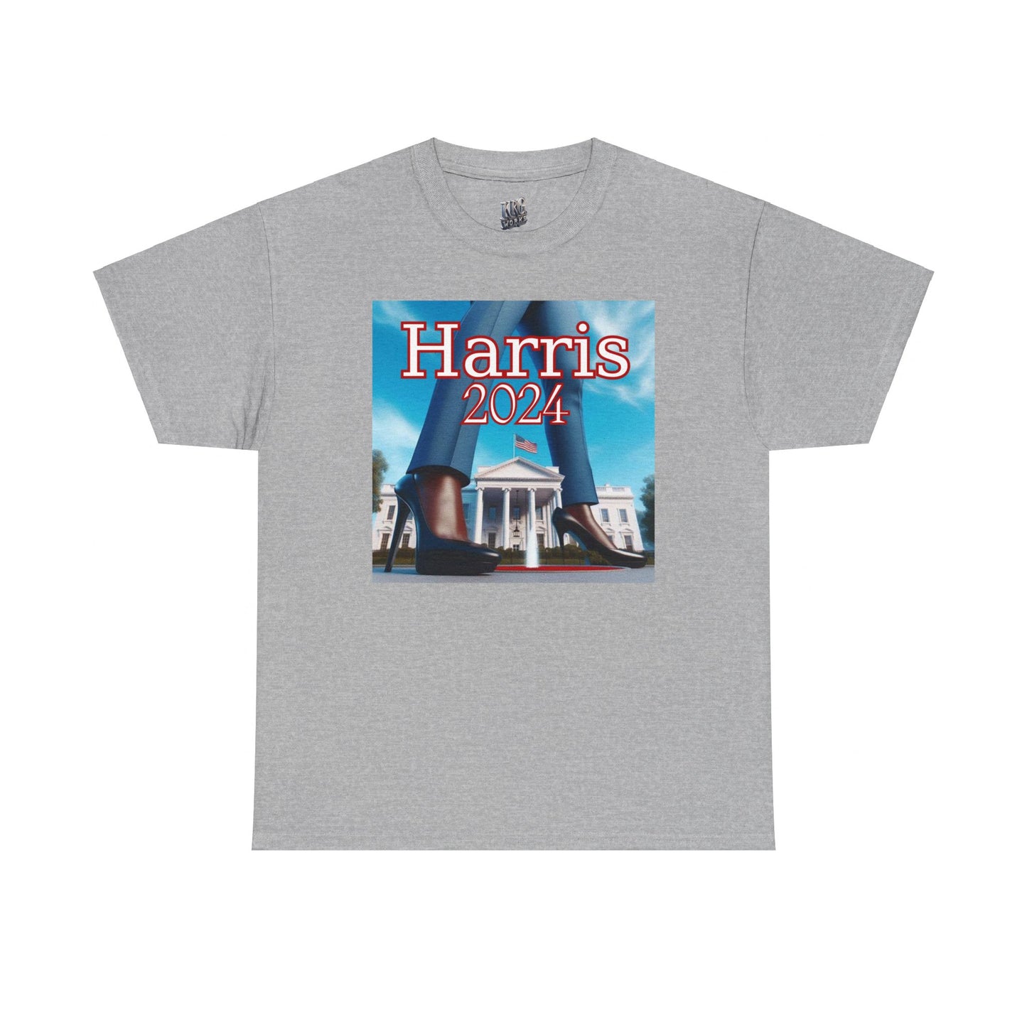 White Harris 2024 Unisex Heavy Cotton Tee