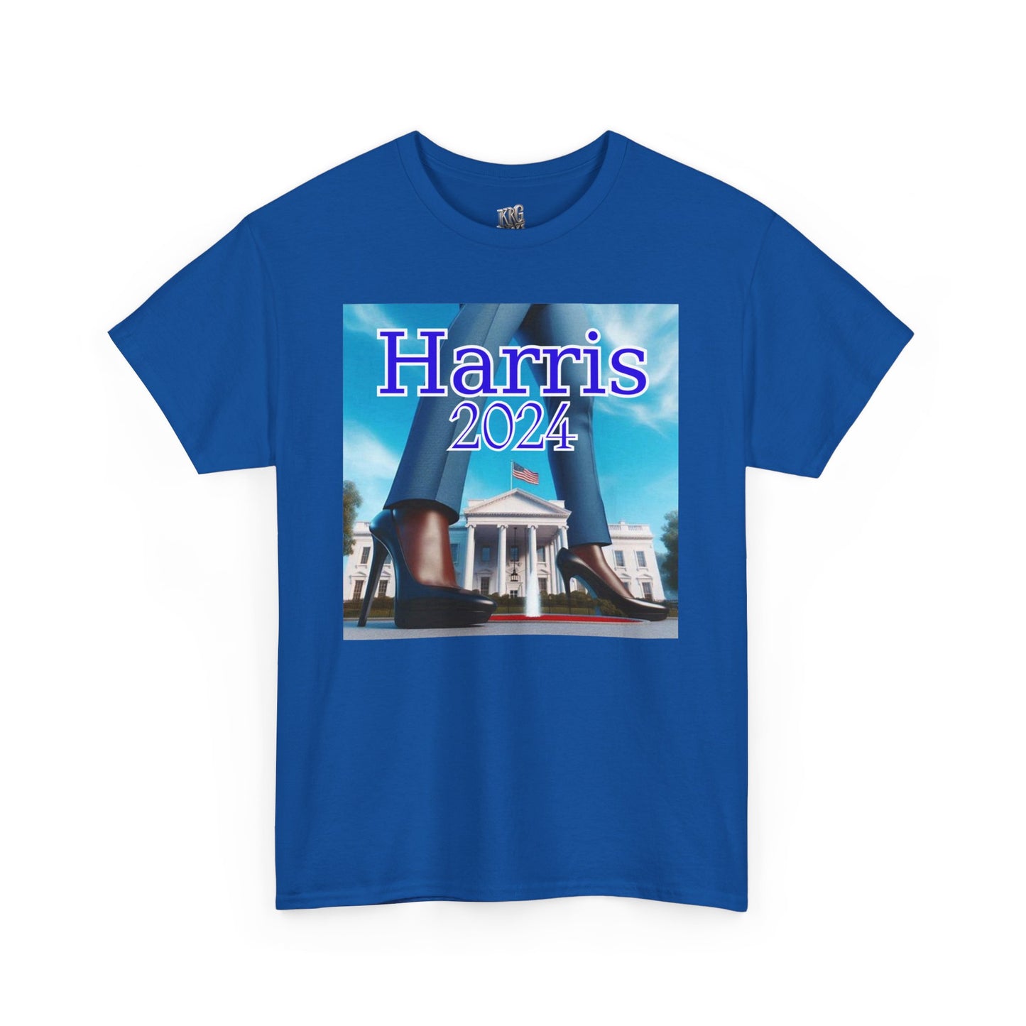 Royal Blue Harris 2024 Unisex Heavy Cotton Tee