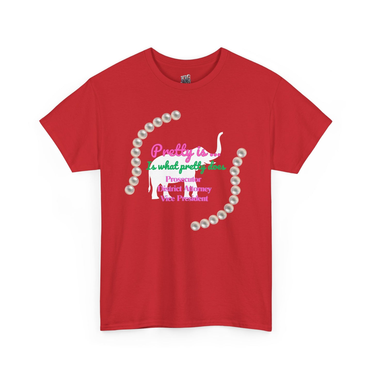 Elephant and Pearls Unisex Heavy Cotton Tee