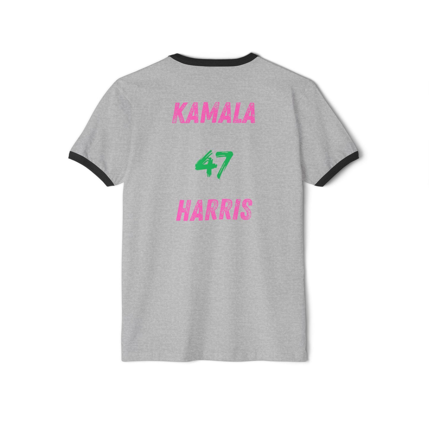 Green 47 Unisex Cotton Ringer T-Shirt