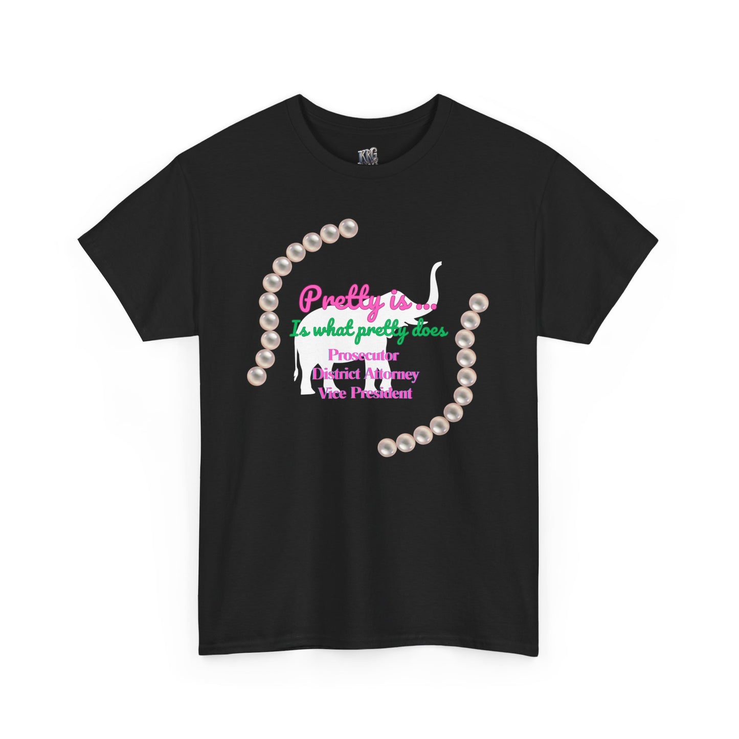 Elephant and Pearls Unisex Heavy Cotton Tee