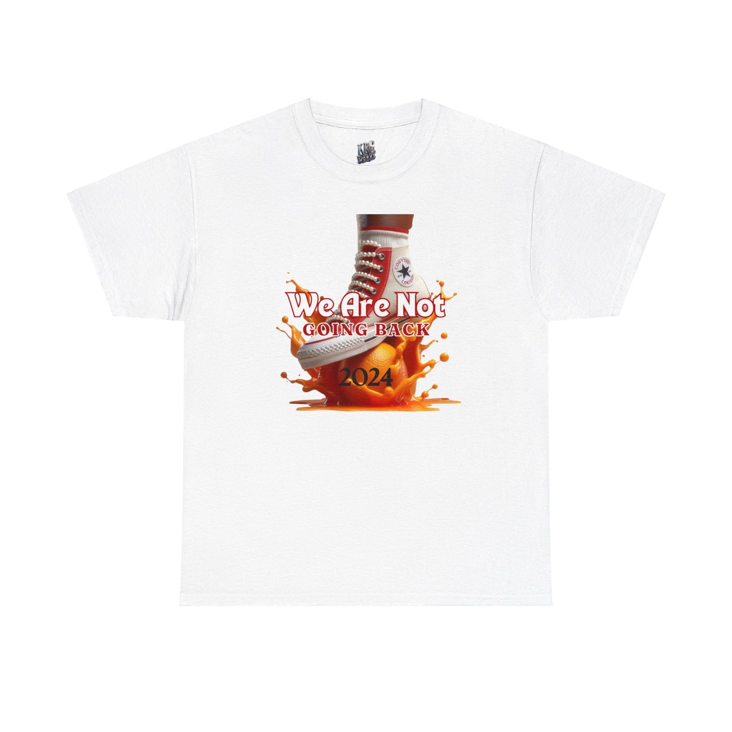 Red and White Chucks Unisex Heavy Cotton Tee