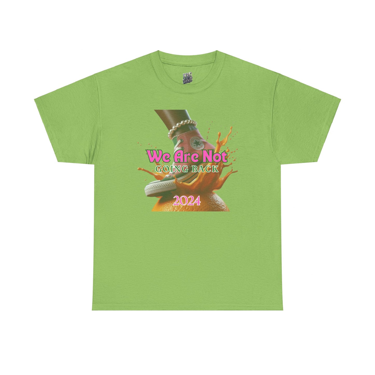 Pink and Green Chucks Unisex Heavy Cotton Tee