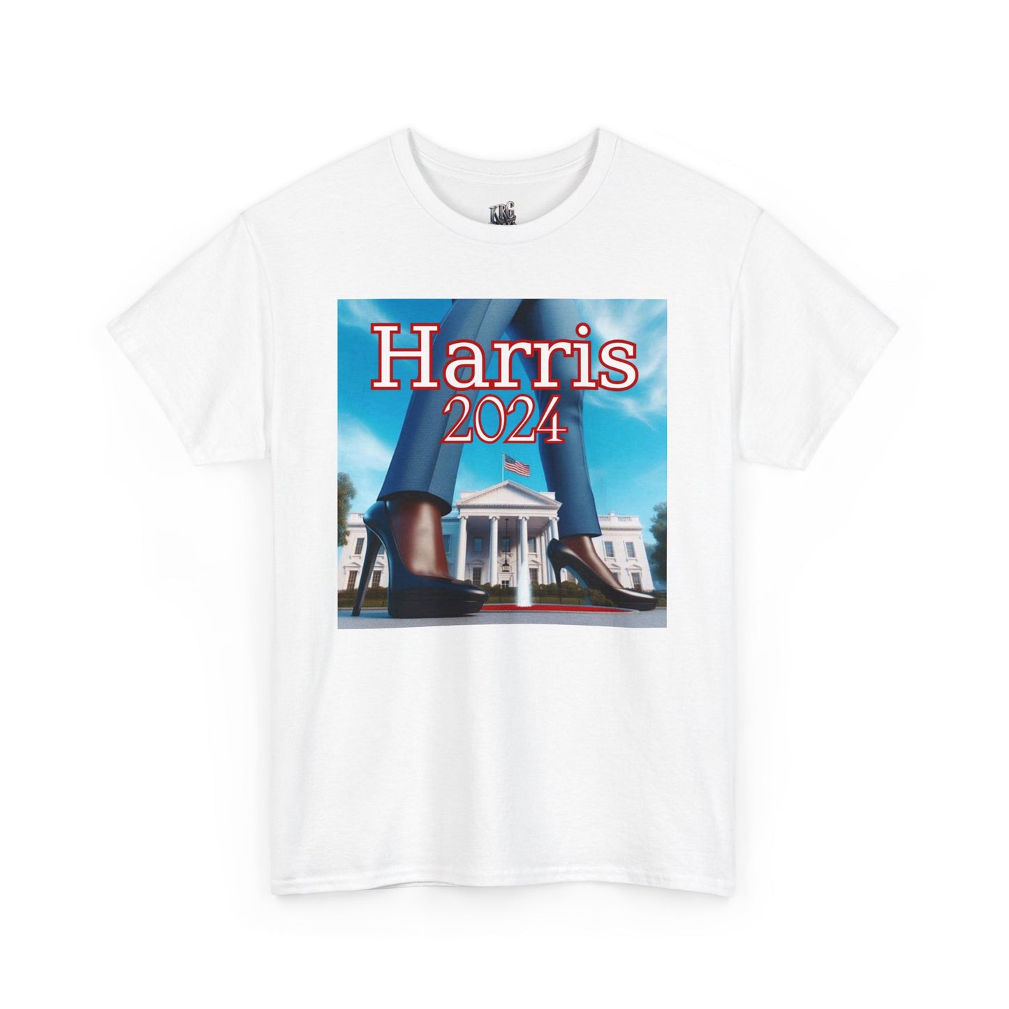 White Harris 2024 Unisex Heavy Cotton Tee