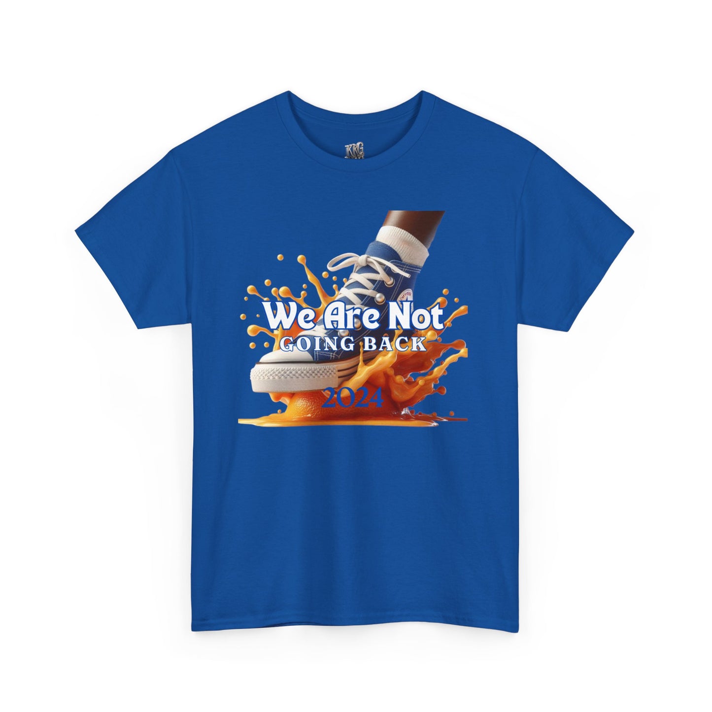 Royal Blue and White Chucks Unisex Heavy Cotton Tee